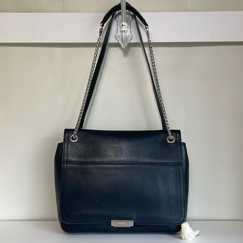 Furla Genuine Leather Shoulder Crossbody Bag